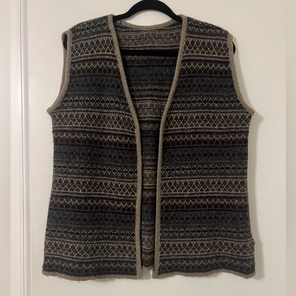 Chilean company Tejidos Rebett hand made cashmere blend cardigan